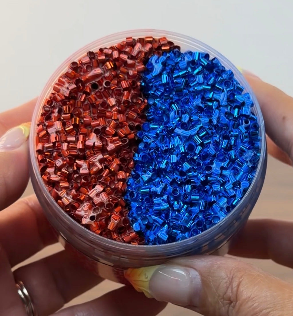 red blue bingsu slime